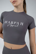 CoreForm™ Short Sleeve Cut-Out Cropped Top