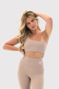 Flexara™ Asymmetrical One-Shoulder Cut-Out Bra Top