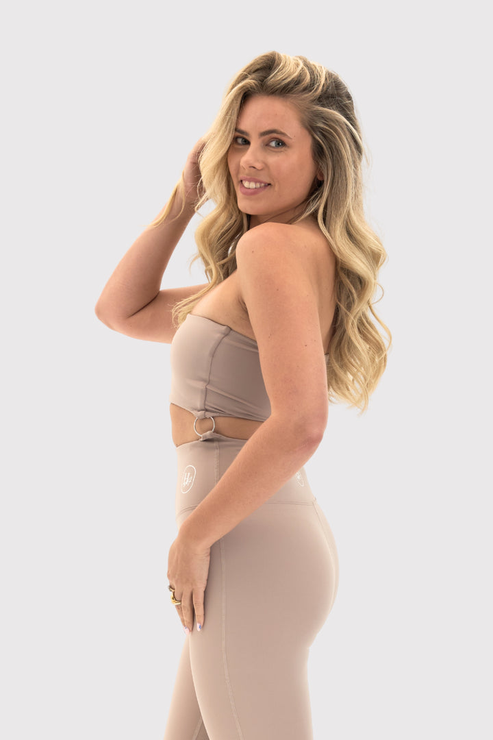 Flexara™ Asymmetrical One-Shoulder Cut-Out Bra Top