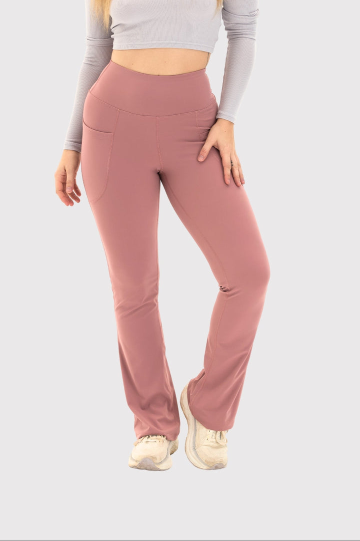 Flexara™ Bootcut High-Waisted Legging With Pockets
