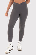 Flexara™ Cross-Over High Waisted Legging With Pockets