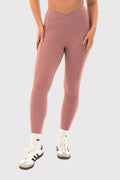 Flexara™ Cross-Over High Waisted Legging With Pockets