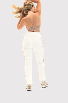 Flexara™ Nude Strappy Sports Bra – three-quarter view 3