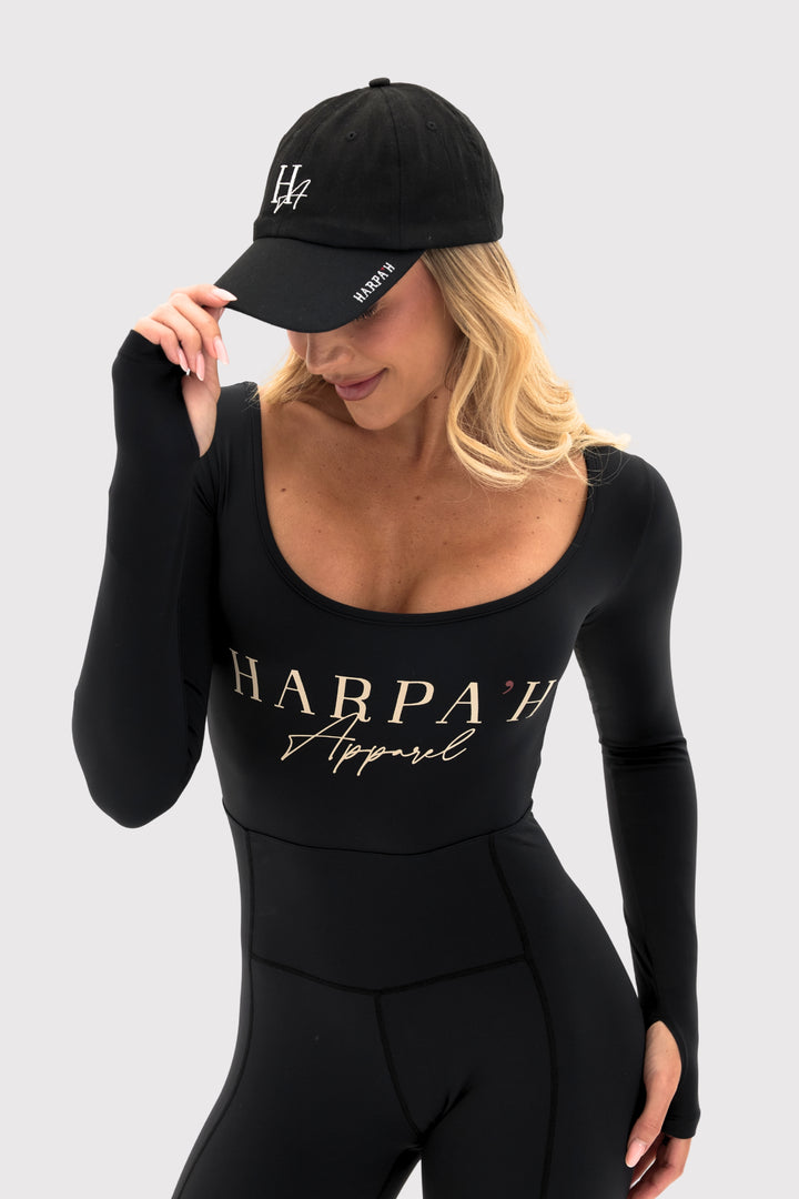 Flexara™ Long-Sleeve Full Length Jumpsuit