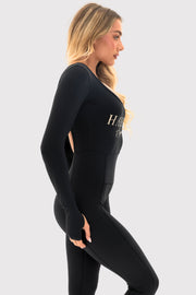 Flexara™ Long-Sleeve Full Length Jumpsuit