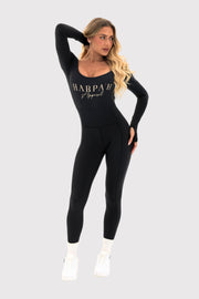 Flexara™ Long-Sleeve Full Length Jumpsuit