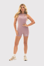 Flexara™ Sleeveless Zipper Back Activewear Bodysuit
