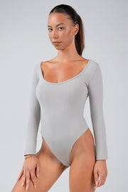 FormEase™ High-Cut Thong Long Sleeve Bodysuit