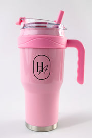 Harpah Insulated Tumbler With Handle And Straw