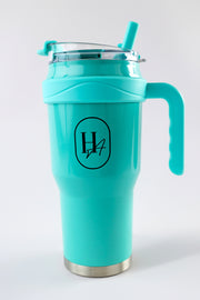 Harpah Insulated Tumbler With Handle And Straw