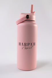Harpah Straw Lid Water Bottle with Carry Handle