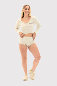 Long Sleeve V Neck Top