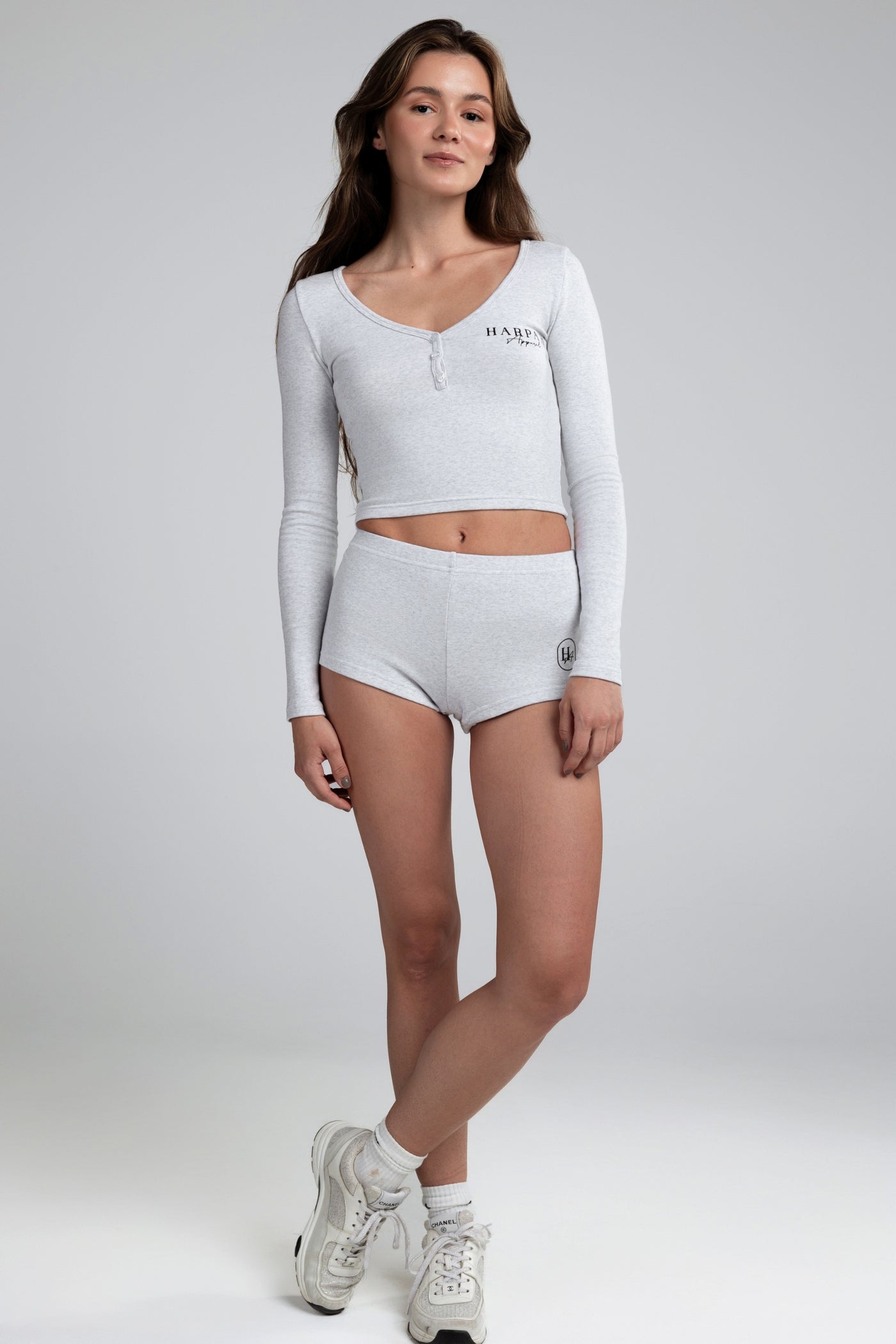 Long Sleeve V Neck Top
