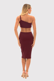 Ribbed Midi Dress