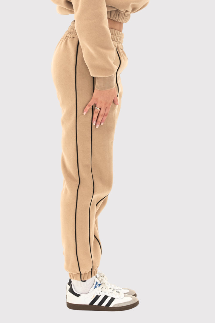 WarmBlend™ High Waist Side Stripes Wide Leg Sweatpant