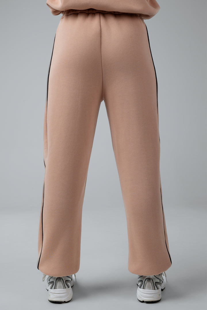 WarmBlend™ High Waist Side Stripes Wide Leg Sweatpant